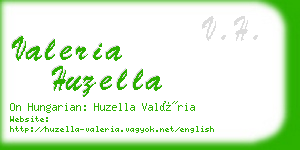 valeria huzella business card